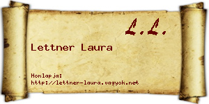 Lettner Laura névjegykártya